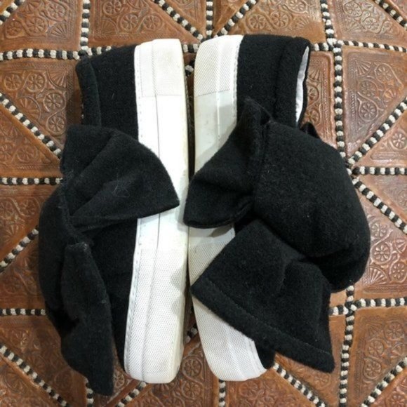 Joshua Saunders Oversized Bow Slip On Sneakers - Picture 5 of 8
